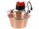 NuovaFac Cuoca Automatica - Caldero el&eacute;ctrico de cobre martillado de inducci&oacute;n - 14L - 30W