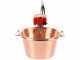 NuovaFac Cuoca Automatica - Caldero el&eacute;ctrico de cobre martillado de inducci&oacute;n - 9L - 5W