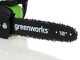 Greenworks GD48TCS - Electrosierra de bater&iacute;a 48V 2Ah - Espada de 30cm