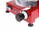 Celme BETA 250 Roja - Cortadora de fiambre con cuchilla de acero 250 mm