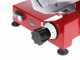 Celme BETA 250 Roja - Cortadora de fiambre con cuchilla de acero 250 mm