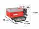 GeotechPro GeoPorter 630E Hydro -  Carretilla de orugas - Caj&oacute;n hidr&aacute;ulico extensible 600 kg