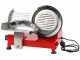 Celme ALFA 220 Roja - Cortadora de fiambre con cuchilla de acero 220 mm