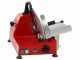 Celme ALFA 220 Roja - Cortadora de fiambre con cuchilla de acero 220 mm