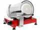 Celme ALFA 220 Roja - Cortadora de fiambre con cuchilla de acero 220 mm