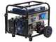 BullMach AMBRA 13800 E - Generador el&eacute;ctrico de gasolina con carro y AVR 10 kW - Continua 9 kW Monof&aacute;sico