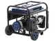 BullMach AMBRA 13800 E-3 - Generador el&eacute;ctrico de gasolina con ruedas y AVR 10 kW - Continua 9 kW Trif&aacute;sico + ATS