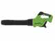 Greenworks GD40AB - Soplador axial de bater&iacute;a - 4 Ah 40V