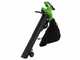 Greenworks GD40BVII - Soplador-aspirador de bater&iacute;a  - 40V/4Ah