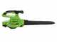 Greenworks GD40BVII - Soplador-aspirador de bater&iacute;a  - 40V/4Ah