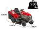 Castelgarden PTX230 HD - Tractor cortac&eacute;sped con recogedor - cambio hidrost&aacute;tico