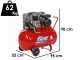 FIAC AB 100/3 MC R3000 FC - Compresor de aire el&eacute;ctrico monof&aacute;sico de correa - Motor 3 HP - 100 L