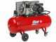 FIAC AB 150/348 - Compresor de aire el&eacute;ctrico monof&aacute;sico de correa - Motor 3 HP - 150 L