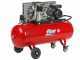 FIAC AB 150/348 - Compresor de aire el&eacute;ctrico monof&aacute;sico de correa - Motor 3 HP - 150 L