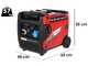 GeoTech-Pro PTGA 7500 - Generador el&eacute;ctrico inverter silencioso con ruedas 5,8 kW - Continua 5,5 kW Monof&aacute;sico