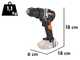 Worx Nitro WX352.9 - Taladro atornillador de impacto a bater&iacute;a - 20V - SIN BATER&Iacute;A NI CARGADOR