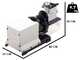 Reber 9030N - Rallador el&eacute;ctrico - N.3 - 400W Motor el&eacute;ctrico de inducci&oacute;n profesional - INOX