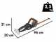Worx Nitro WG263E.9 - Cortasetos de bater&iacute;a - 20V - BATER&Iacute;A Y CARGADOR NO EST&Aacute;N INCLUIDOS