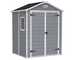 Keter Manor gris - Caseta de jard&iacute;n - Con ventana lateral - 185x152x226 cm