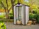 Keter Manor beis - Caseta de jard&iacute;n para herramientas - 129x103x196 cm
