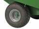 Francini FQ6 - Remolque de acero para tractor cortac&eacute;sped - 150x110(h 25 cm)