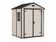 Keter Manor beis - Caseta de jard&iacute;n - Con ventana lateral - 185x152x226 cm