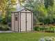 Keter Manor beis - Caseta de jard&iacute;n - Con ventana lateral - 185x152x226 cm