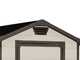Keter Manor beis - Caseta de jard&iacute;n - Con ventana lateral - 185.8x236.8x227 cm