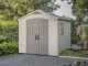 Keter Factor beis - Caseta de jard&iacute;n - Con ventana lateral - 256.5x255x243 cm