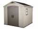 Keter Factor beis - Caseta de jard&iacute;n - Con ventana lateral - 256.5x255x243 cm