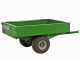 Francini FQ4 - Remolque de acero para tractor cortac&eacute;sped - 120x90(h 25 cm)