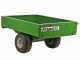 Francini FQ4 - Remolque de acero para tractor cortac&eacute;sped - 120x90(h 25 cm)