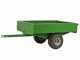 Francini FQ4 - Remolque de acero para tractor cortac&eacute;sped - 120x90(h 25 cm)