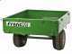 Francini FQ4 - Remolque de acero para tractor cortac&eacute;sped - 120x90(h 25 cm)