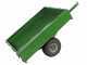 Francini FQ4 - Remolque de acero para tractor cortac&eacute;sped - 120x90(h 25 cm)