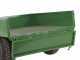 Francini FQ4 - Remolque de acero para tractor cortac&eacute;sped - 120x90(h 25 cm)