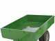 Francini FQ4 - Remolque de acero para tractor cortac&eacute;sped - 120x90(h 25 cm)