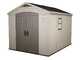 Keter Factor beis - Caseta de jard&iacute;n - Con ventana lateral - 256.5x331.5x243 cm