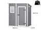 Keter Manor Pent gris - Caseta de jard&iacute;n - Con ventana delantera - 183.5x111x200.5 cm
