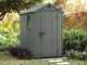 Keter Darwin verde - Caseta para herramientas - Con ventana lateral - 125.8x184.5x205 cm