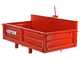 Francini P 130 - Caj&oacute;n de transporte para tractor - Basculante - 3 laterales abatibles