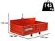 Francini P 170 - Caj&oacute;n de transporte para tractor - Basculante - 3 laterales abatibles