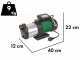 Ribimex PRMCA3P - Bomba autocebante el&eacute;ctrica de jard&iacute;n - 3 turbinas - 900 W