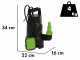 Ribimex PRPVC400C - Bomba sumergible para aguas residuales - 400 W
