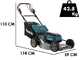 Makita DLM533 - Cortac&eacute;sped de bater&iacute;a autopropulsado - 4x18V/5Ah - Corte de 53 cm