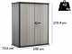Keter High Store - Armario de jard&iacute;n para herramientas - 140x73.6x170.4 cm