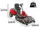 Castelgarden XK 160HD - Tractor cortac&eacute;sped de corte frontal - Cambio hidrost&aacute;tico - Front Mower