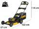 DeWalt DCMWP134N-XJ - Cortac&eacute;sped de empuje de bater&iacute;a - Corte de 53 cm - 2x 18V 5Ah