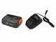 Gardena AquaBrush Universal 03/18V P - Limpiador de suelos de bater&iacute;a + Cepillo - con starter kit 18V - 2.5Ah