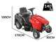 GeoTech RTM 75-685 S - Tractor cortac&eacute;sped - Cambio mec&aacute;nico - Salida lateral